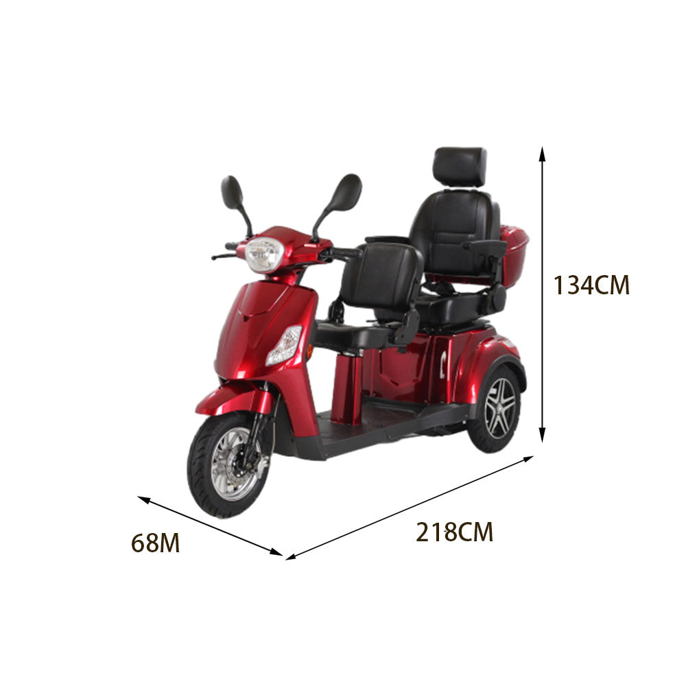 ROLLUX XL2D 500W 60V20Ah  Lead-Acid/Lithium Battery Electric Mobility Scooter Drum Brake