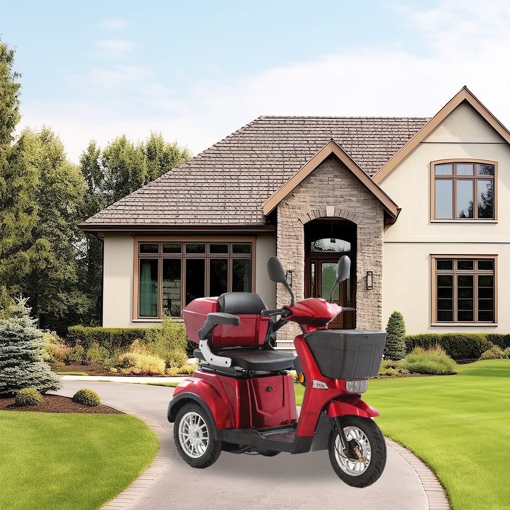 ROLLUX XL3D 500W 60V20Ah Lead-Acid/Lithium Battery Electric Mobility Scooter Drum Brake