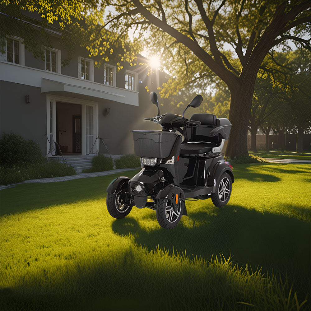 ROLLUX XL3D4W 500W 60V20Ah Lead-Acid/Lithium Battery Electric Mobility Scooter Drum Brake