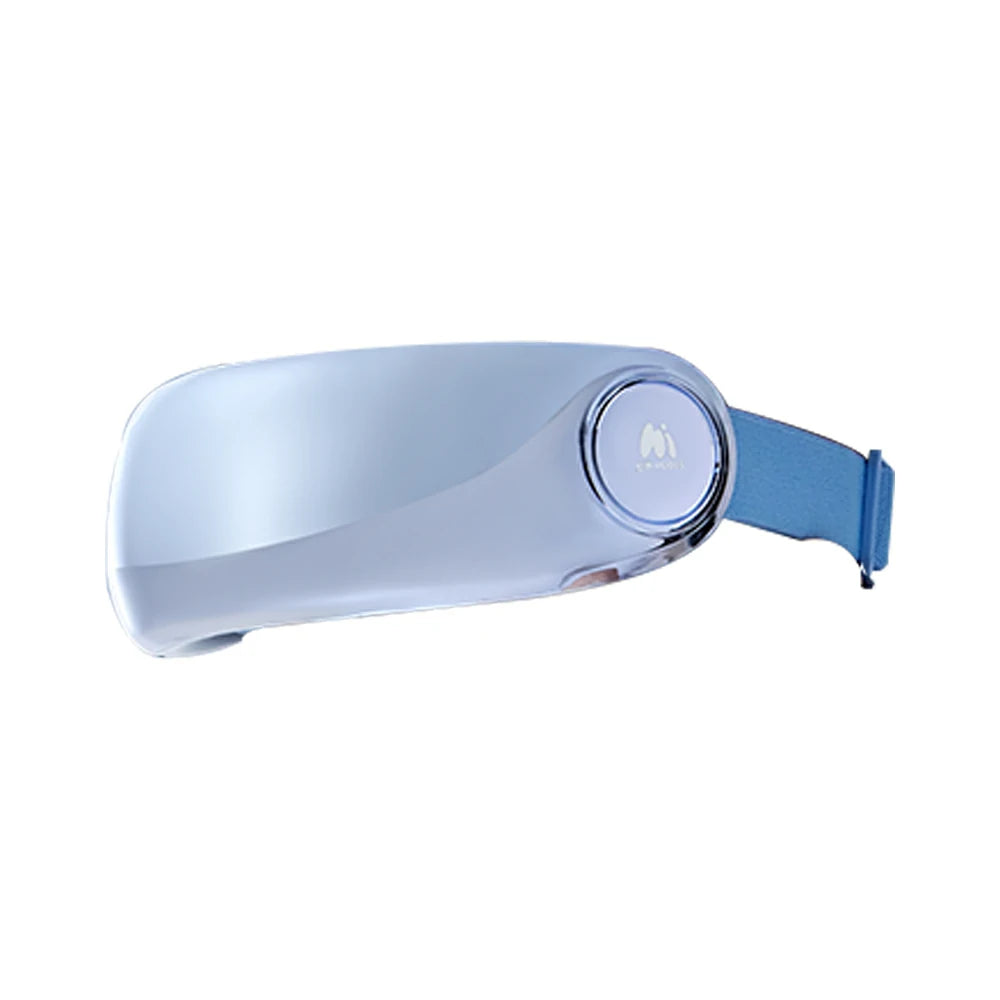 RELAXA Eye Massager with Hydrating Mist Deep Relaxation Pressure Point Massage Wireless Portable Design - Blue