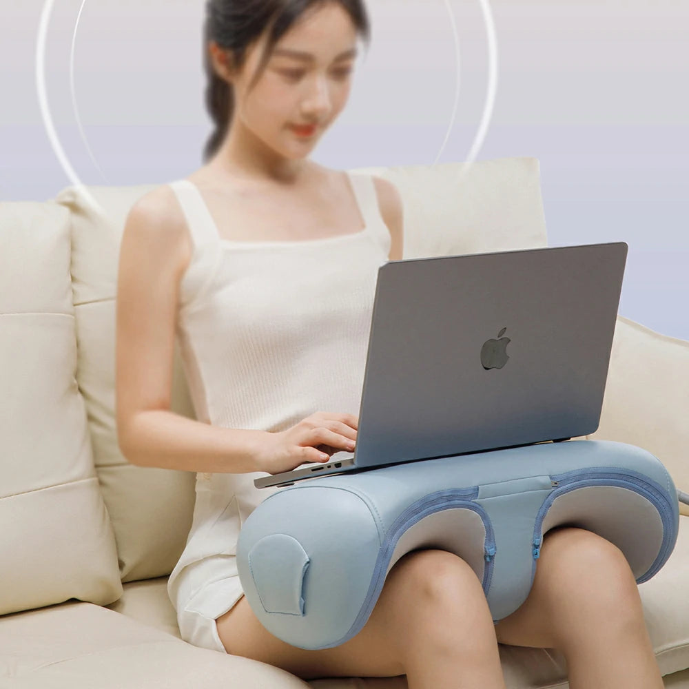 RELAXA Leg Massager with Heat Full Sole Warming Wide Ergonomic Design Remote Control Home Relaxation