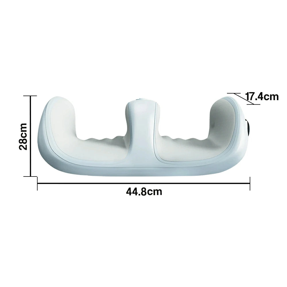 RELAXA Leg Massager with Heat Full Sole Warming Wide Ergonomic Design Remote Control Home Relaxation