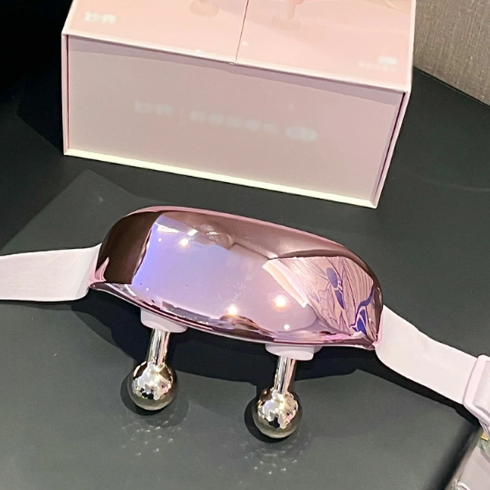 RELAXA Cordless Full-Body Massager, Five-Finger Kneading & Red Light Heat, Brushless Motor, Adjustable Strap Design - Pink