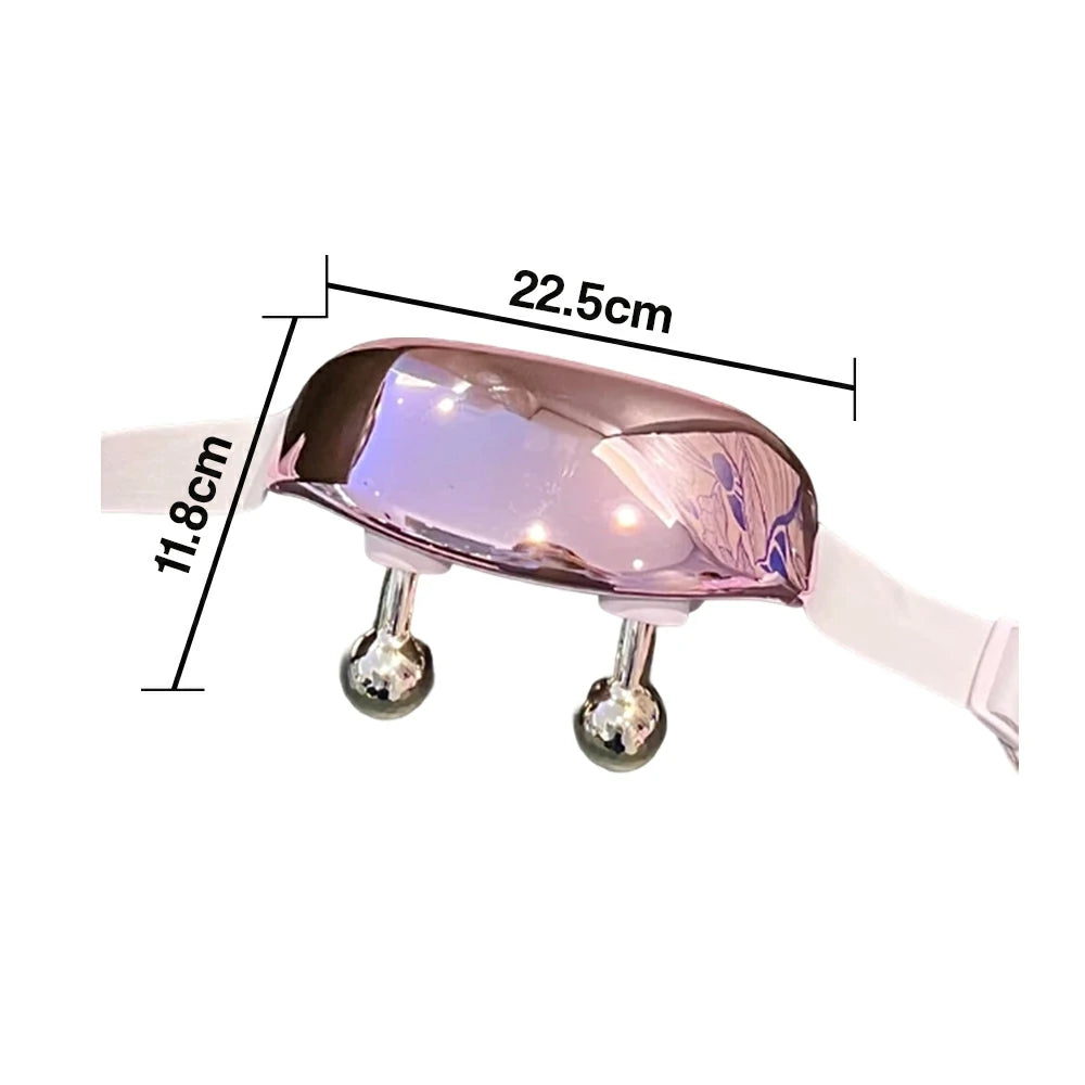 RELAXA Cordless Full-Body Massager, Five-Finger Kneading & Red Light Heat, Brushless Motor, Adjustable Strap Design - Pink