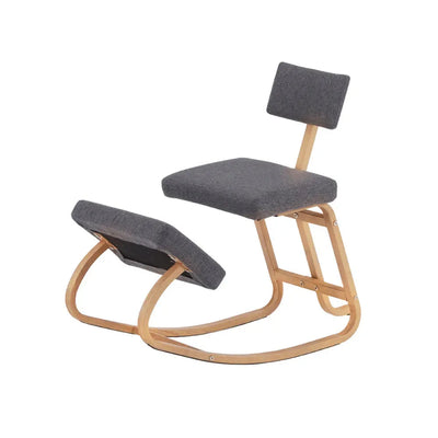 Rocking Wood Kneel Stool Ergonomic Kneeling Chair with Thick Cushion for Improving Posture prevention of myopia computer chair megalivingmatters