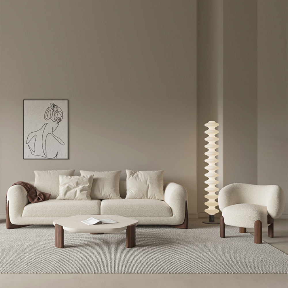 LUXORA S1095 Modern Minimalist Style 170-220cm Sofa Teddy Fabric