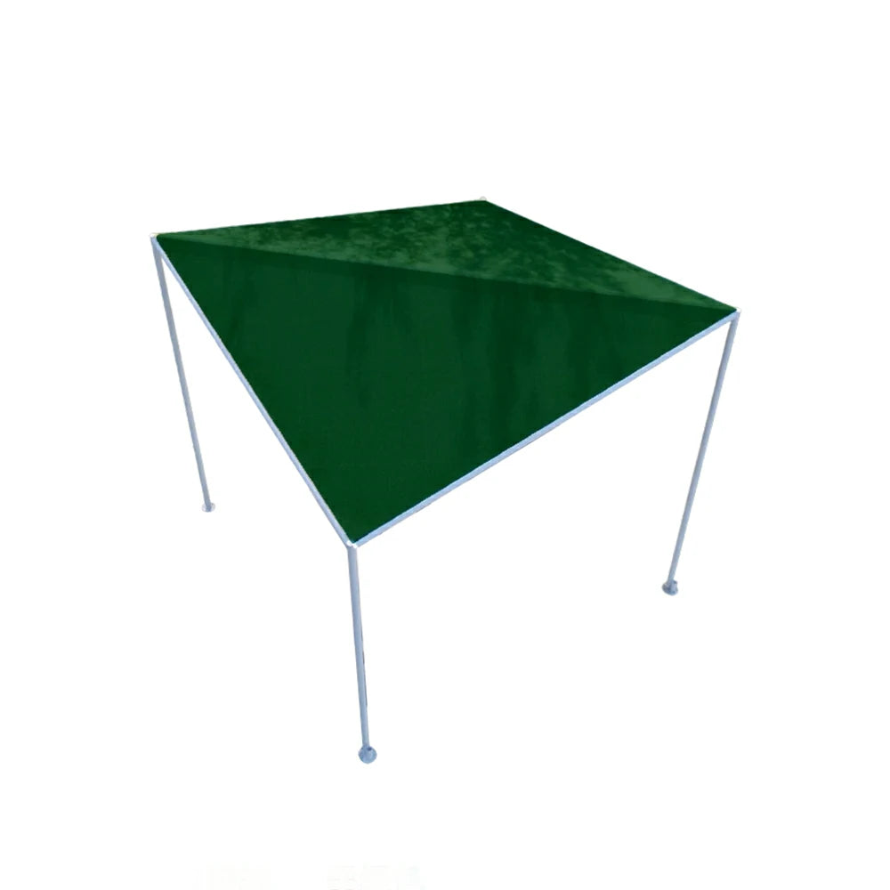 SOLARA Outdoor Canopy - Heavy-Duty Aluminium Frame Sunshade Pavilion, 2.5x2.5m Weather-Resistant Shelter - Green