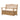 SOLARA Outdoor Storage Bench with Backrest - Durable All-Wood Frame, Waterproof Weather-Resistant Finish, Multi-Functional Seat & Storage Design - Wood