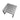 SOLARA Outdoor Side Table 60/120cm Waterproof Rustproof Wood-Plastic and Stainless Steel, Heavy-Duty One-Piece Design - Silver