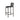 SOLARA Outdoor Chair Nano-Baked Rustproof Waterproof Finish, Thickened Iron Steel Construction, 42cm Stable and Durable Design - Black