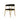 SOLARA Dining Chair Comfortable Leather Backrest with High-Density Foam, Sturdy Iron Frame, Strong Load-Bearing Durable Design - Black