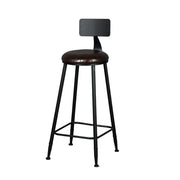 SOLARA Dining Chair 90/100cm Leather Upholstery with High-Density Foam, Sturdy Frame, Comfortable Load-Bearing Design - Brown