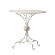 SOLARA Vintage Dining Table - Spacious Tabletop, Durable Iron Legs, Patio Balcony Garden Indoor Outdoor Table