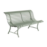 SOLARA 150/200cm Outdoor Bench - High-Strength Iron Frame, Weather-Resistant Coating, Modern Curved Design, Perfect for Gardens, Patios & Commercial Spaces - Green