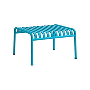 SOLARA Outdoor Metal Furniture Collection - Coffee Table, Long Table, Low Table & Dining Table, Heavy-Duty Steel Frame, Weather-Resistant Finish - Light Blue