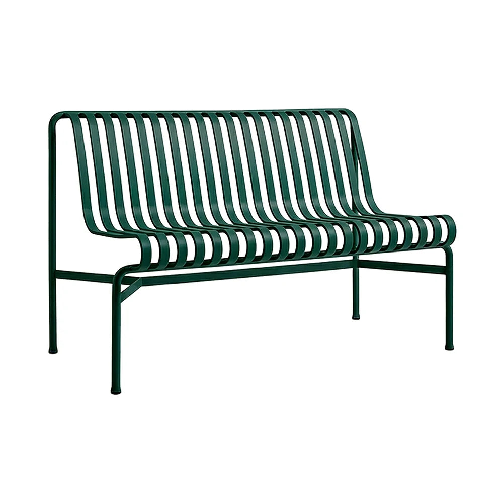 SOLARA Outdoor Metal Furniture Collection - Dining Table, Dining Chair & Lounger, Heavy-Duty Steel Frame, Weather-Resistant Finish - Green