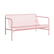 SOLARA Outdoor Metal Furniture Collection - Dining Table, Dining Chair & Lounger, Heavy-Duty Steel Frame, Weather-Resistant Finish - Pink
