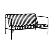 SOLARA Outdoor Metal Furniture Collection - Dining Table, Dining Chair & Lounger, Heavy-Duty Steel Frame, Weather-Resistant Finish - Black