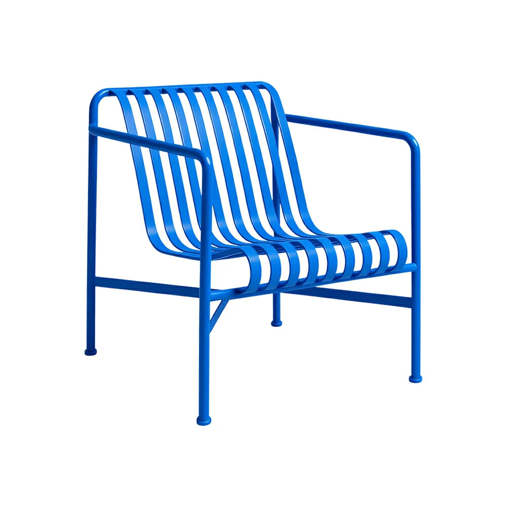 SOLARA Outdoor Metal Furniture Collection - Dining Table, Dining Chair & Lounger, Heavy-Duty Steel Frame, Weather-Resistant Finish - Blue