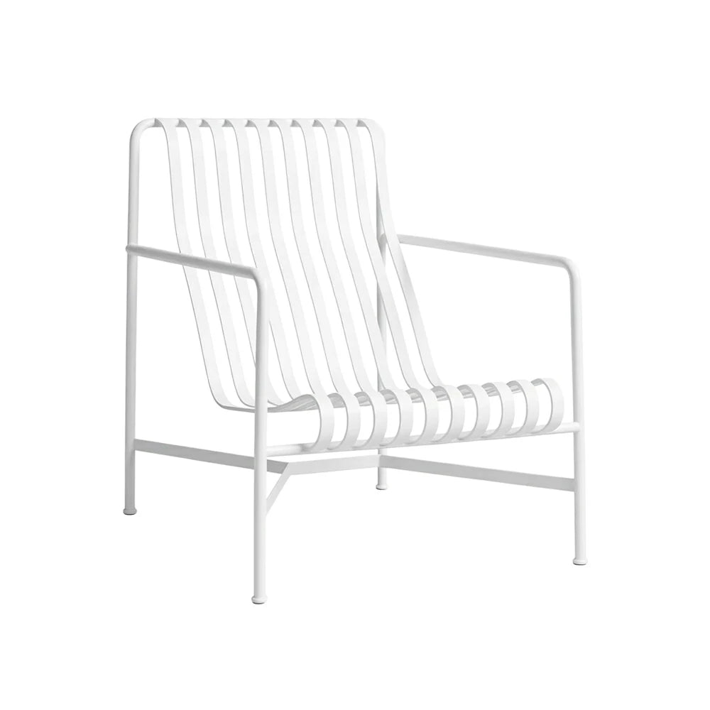SOLARA Outdoor Metal Furniture Collection - Dining Table, Dining Chair & Lounger, Heavy-Duty Steel Frame, Weather-Resistant Finish - White