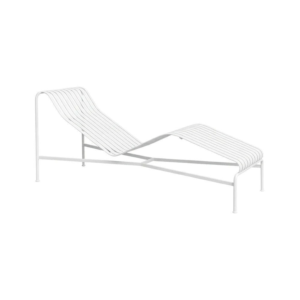 SOLARA Outdoor Metal Furniture Collection - Dining Table, Dining Chair & Lounger, Heavy-Duty Steel Frame, Weather-Resistant Finish - White