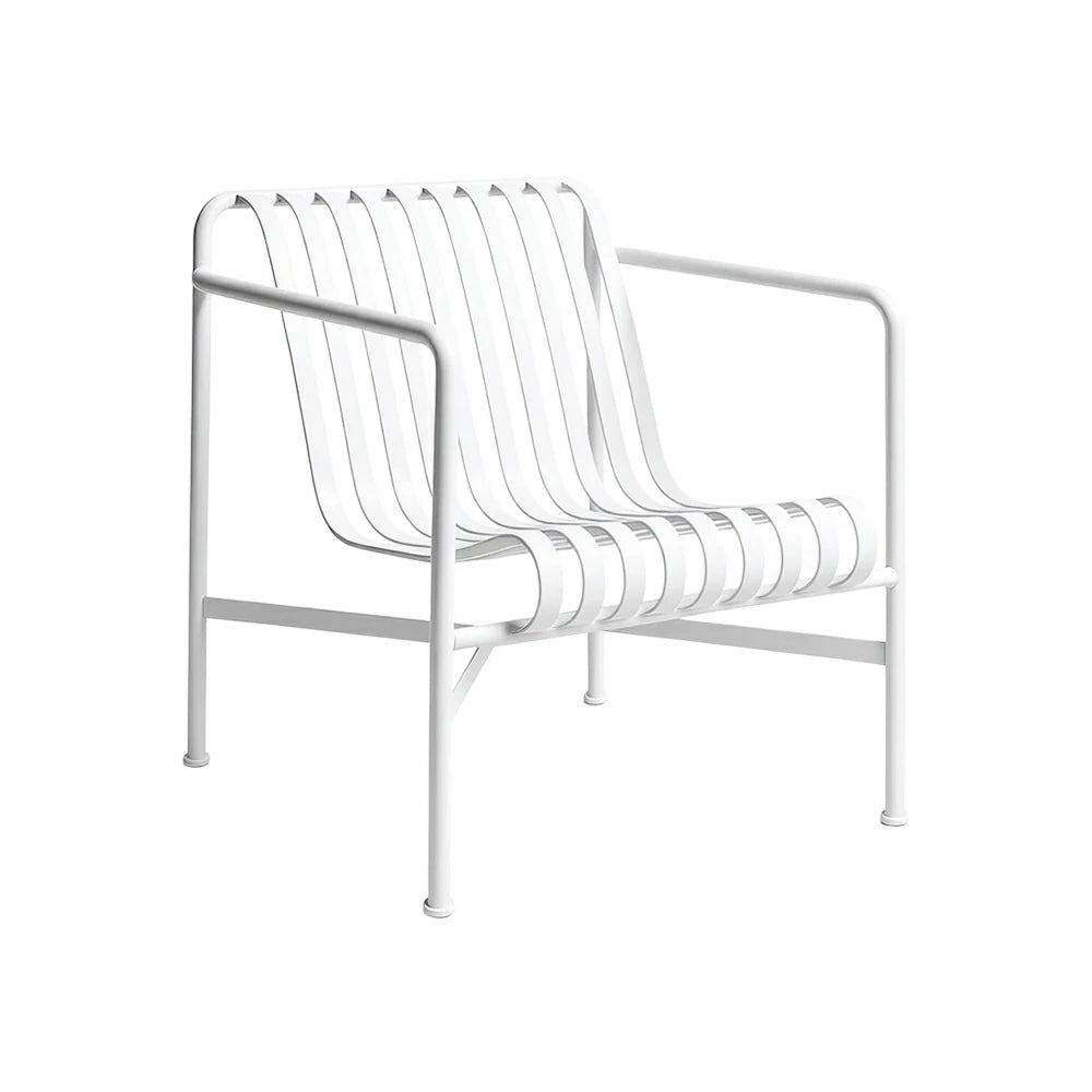 SOLARA Outdoor Metal Furniture Collection - Dining Table, Dining Chair & Lounger, Heavy-Duty Steel Frame, Weather-Resistant Finish - White