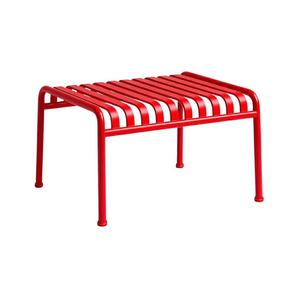 SOLARA Outdoor Metal Furniture Collection - Dining Table, Dining Chair & Lounger, Heavy-Duty Steel Frame, Weather-Resistant Finish - Red