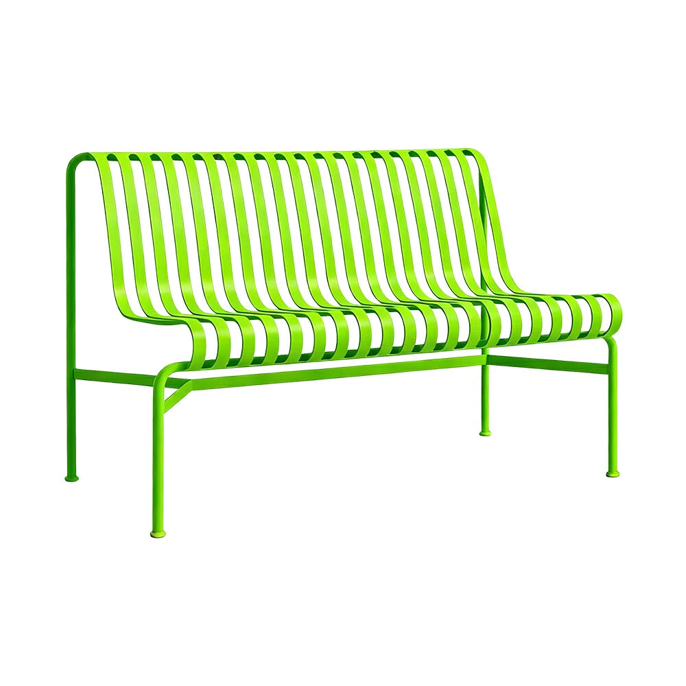 SOLARA Outdoor Metal Furniture Collection - Dining Table, Dining Chair & Lounger, Heavy-Duty Steel Frame, Weather-Resistant Finish - Light Green