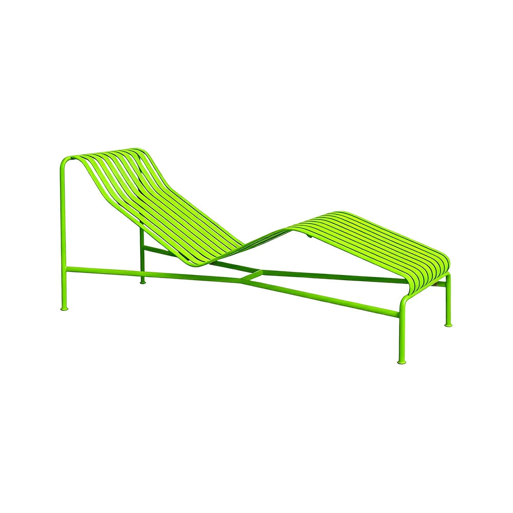 SOLARA Outdoor Metal Furniture Collection - Dining Table, Dining Chair & Lounger, Heavy-Duty Steel Frame, Weather-Resistant Finish - Light Green