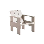 SOLARA Outdoor Lounge Chair Heavy-Duty Frame Water-Based Coating Easy Assembly Patio Seating - Grey