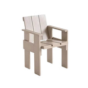 SOLARA Outdoor Dining Chair Heavy-Duty Frame Water-Based Coating Easy Assembly Patio Seating - Grey