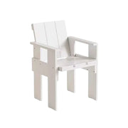SOLARA Outdoor Dining Chair Heavy-Duty Frame Water-Based Coating Easy Assembly Patio Seating - White