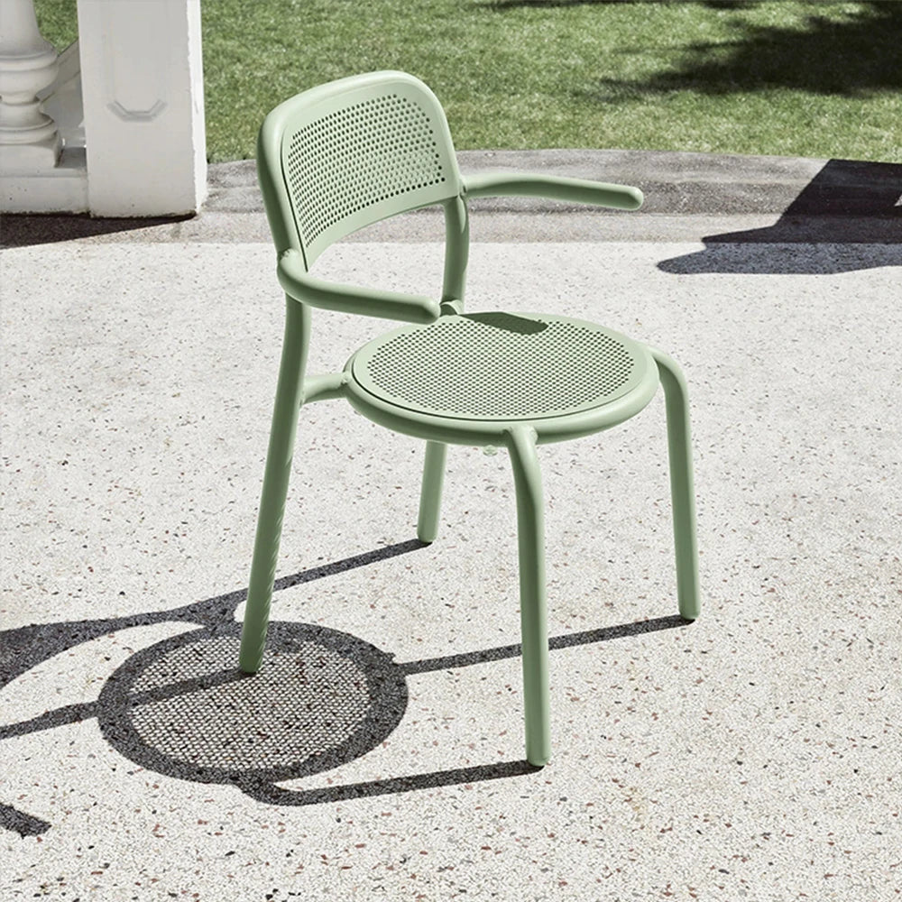 SOLARA Outdoor Aluminum Alloy Furniture Set with Durable Table, Chair & Sofa - Green