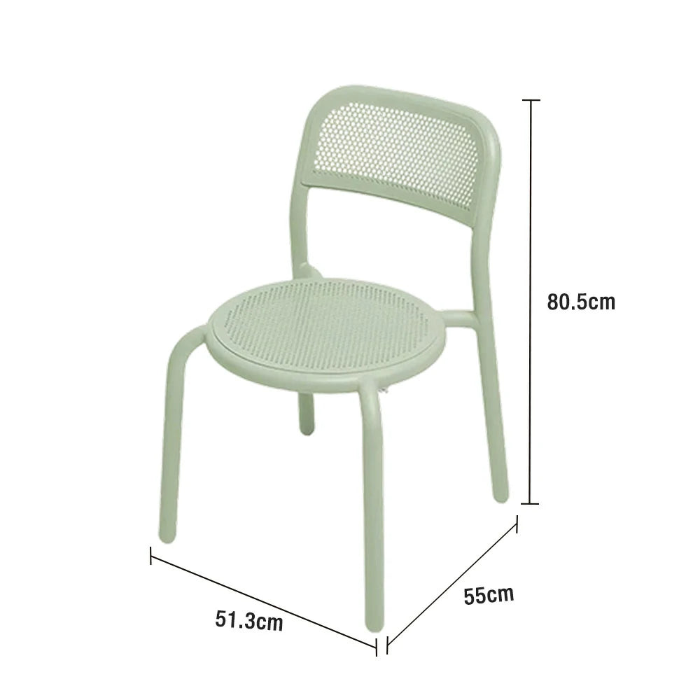 SOLARA Outdoor Aluminum Alloy Furniture Set with Durable Table, Chair & Sofa - Green