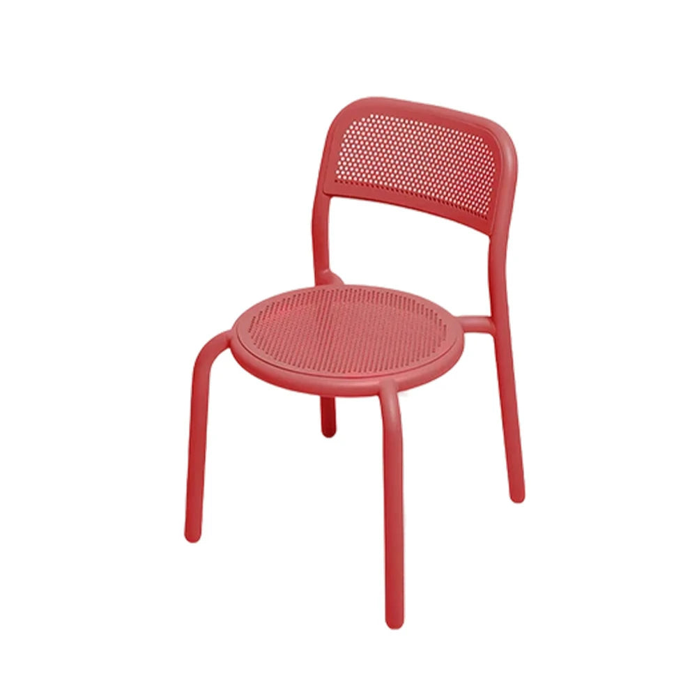 SOLARA Outdoor Aluminum Alloy Furniture Set with Durable Table, Chair & Sofa - Red