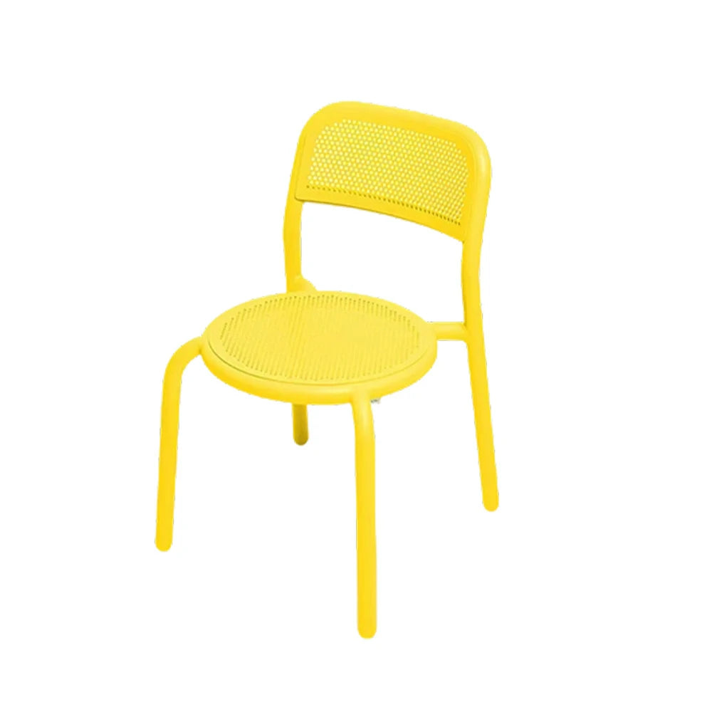 SOLARA Outdoor Aluminum Alloy Furniture Set - Durable Rust-Resistant Table, Chair & Sofa - Yellow