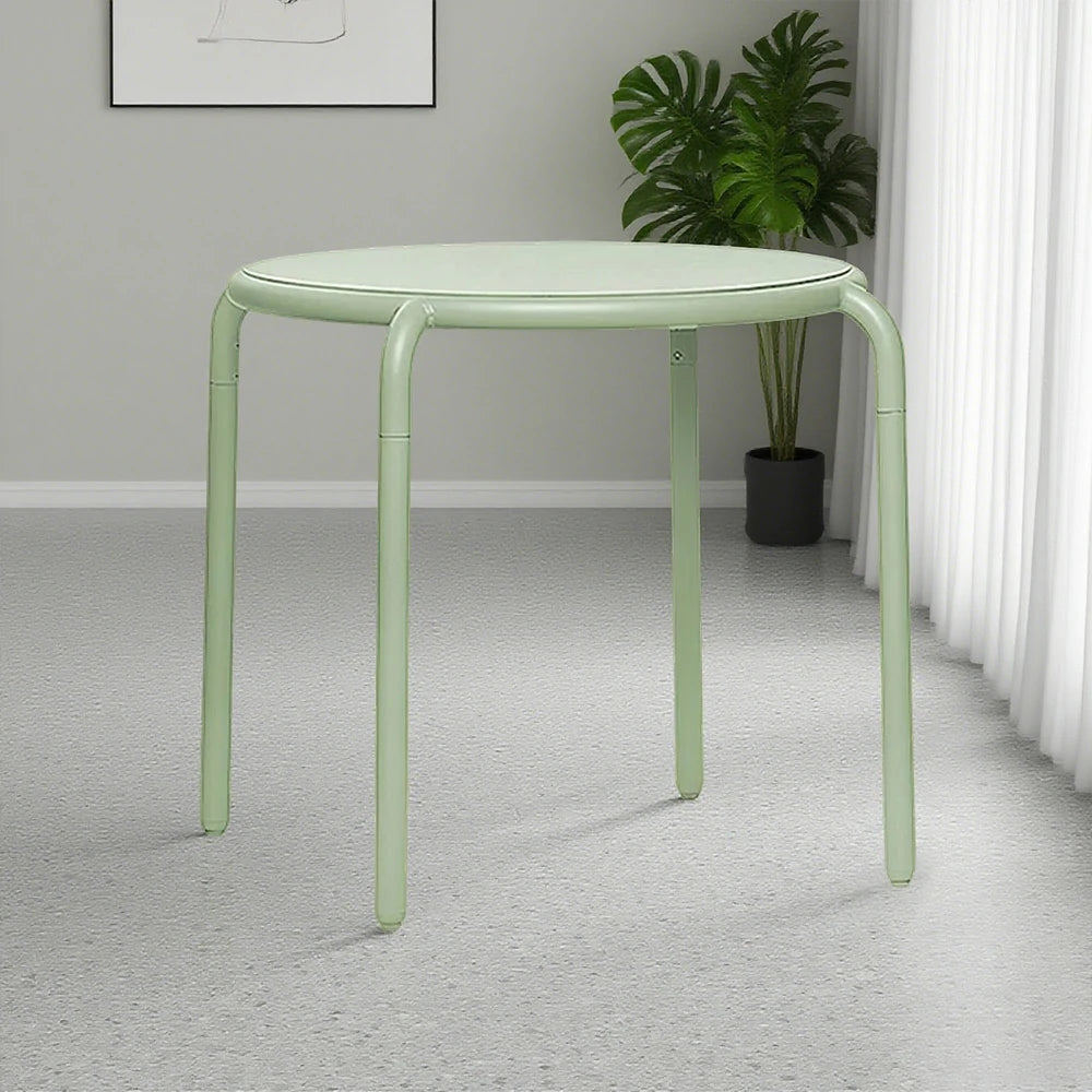 SOLARA Outdoor Aluminum Alloy Furniture Set with Durable Table, Chair & Sofa - Green