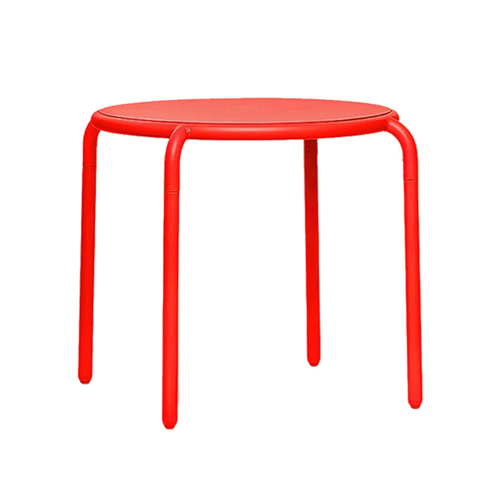 SOLARA Outdoor Aluminum Alloy Furniture Set with Durable Table, Chair & Sofa - Red