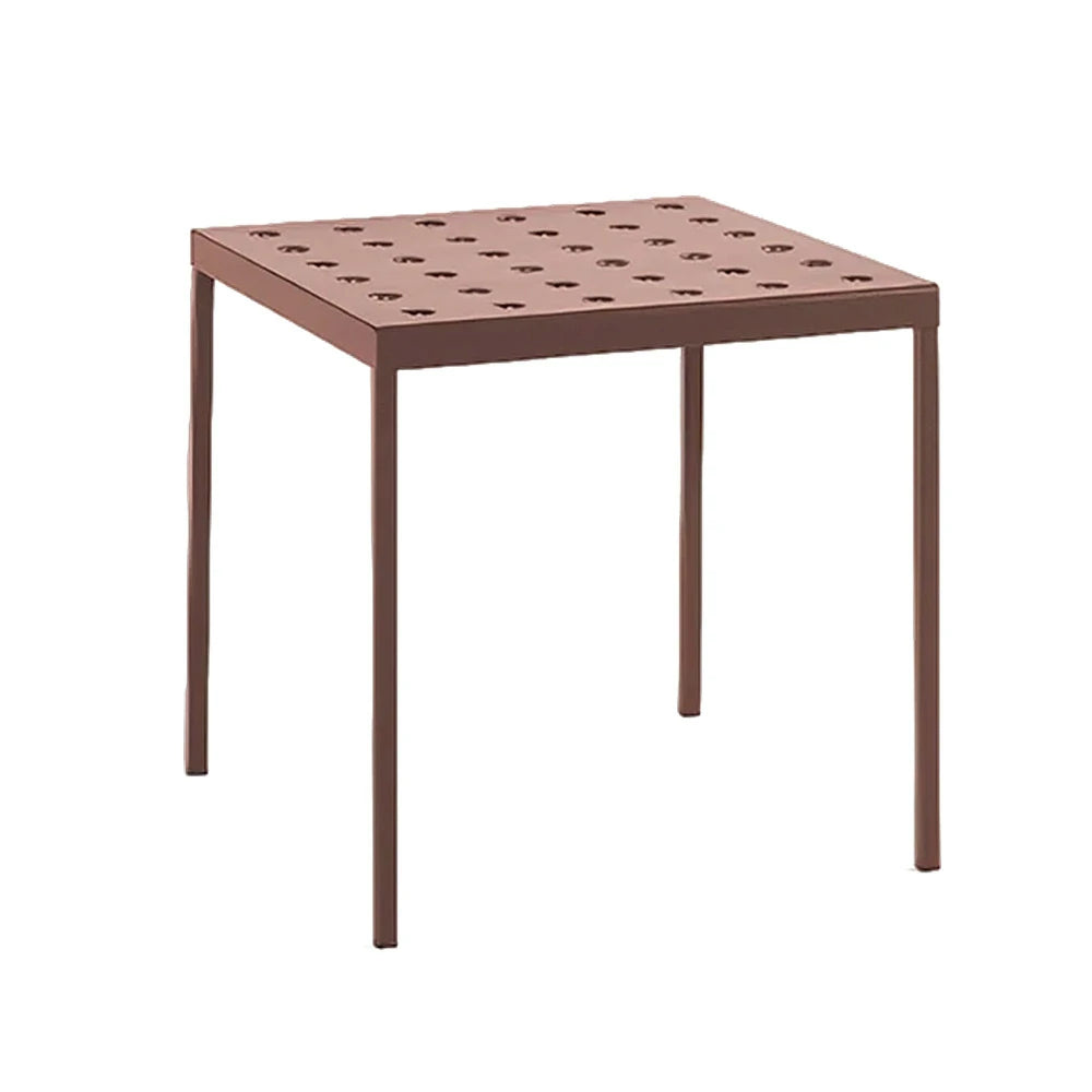 SOLARA Outdoor Aluminum Furniture Set - Weather-Resistant Table, Bench, Chair & Sofa - Red