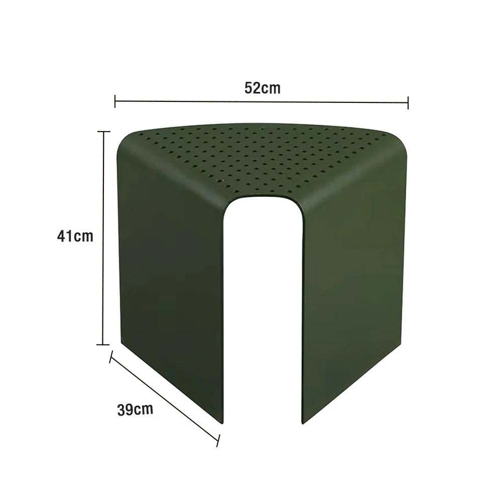 SOLARA Outdoor Aluminum-Magnesium Alloy Chair - Corrosion-Resistant, Heat Dissipation, Portable Design - Green