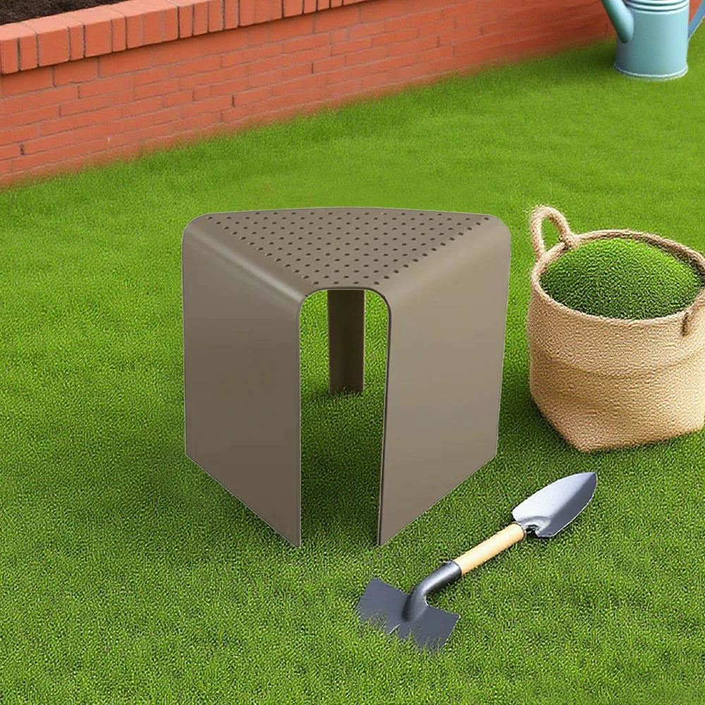 SOLARA Outdoor Aluminum-Magnesium Alloy Chair - Corrosion-Resistant, Durable Design - Khaki