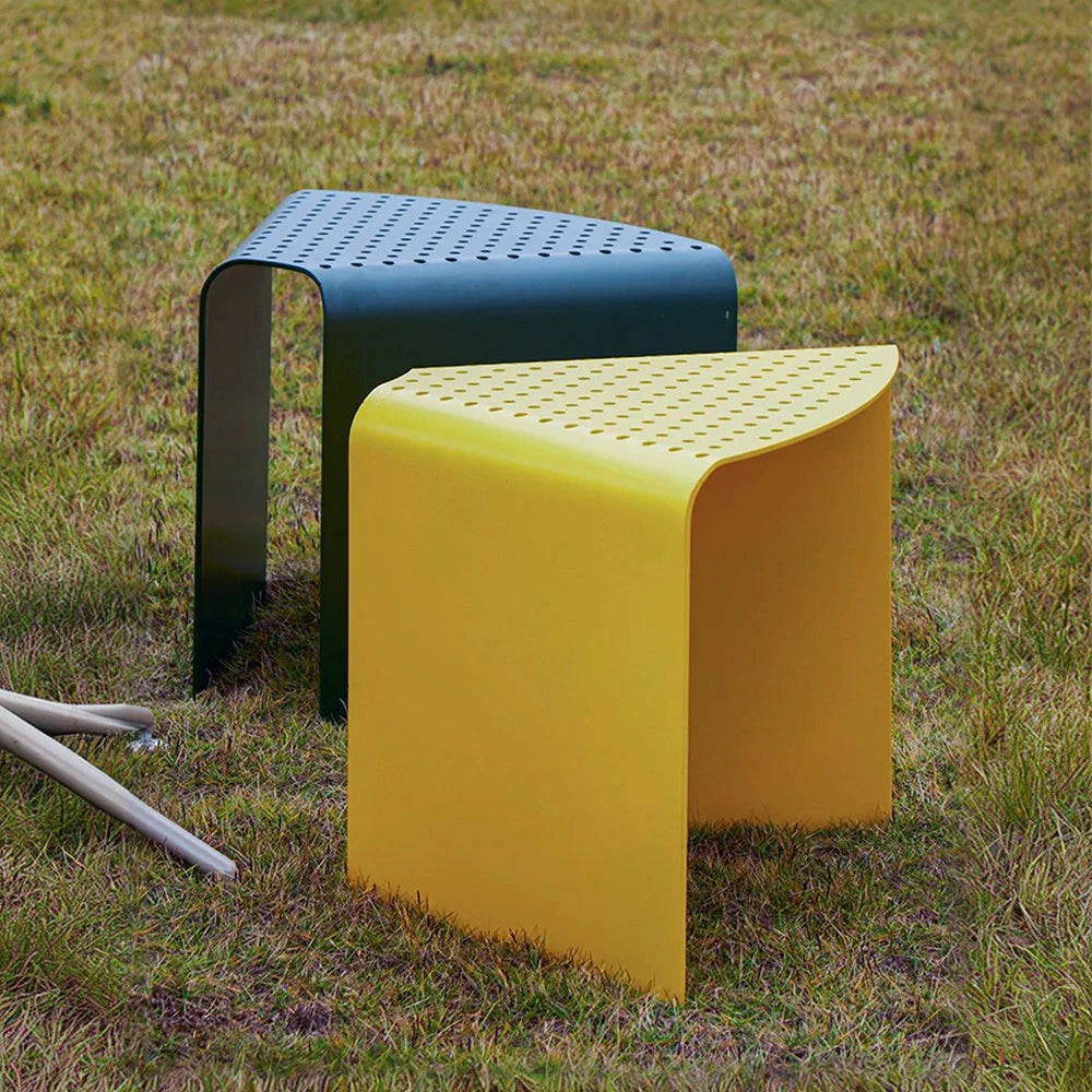 SOLARA Outdoor Aluminum-Magnesium Alloy Chair - Yellow