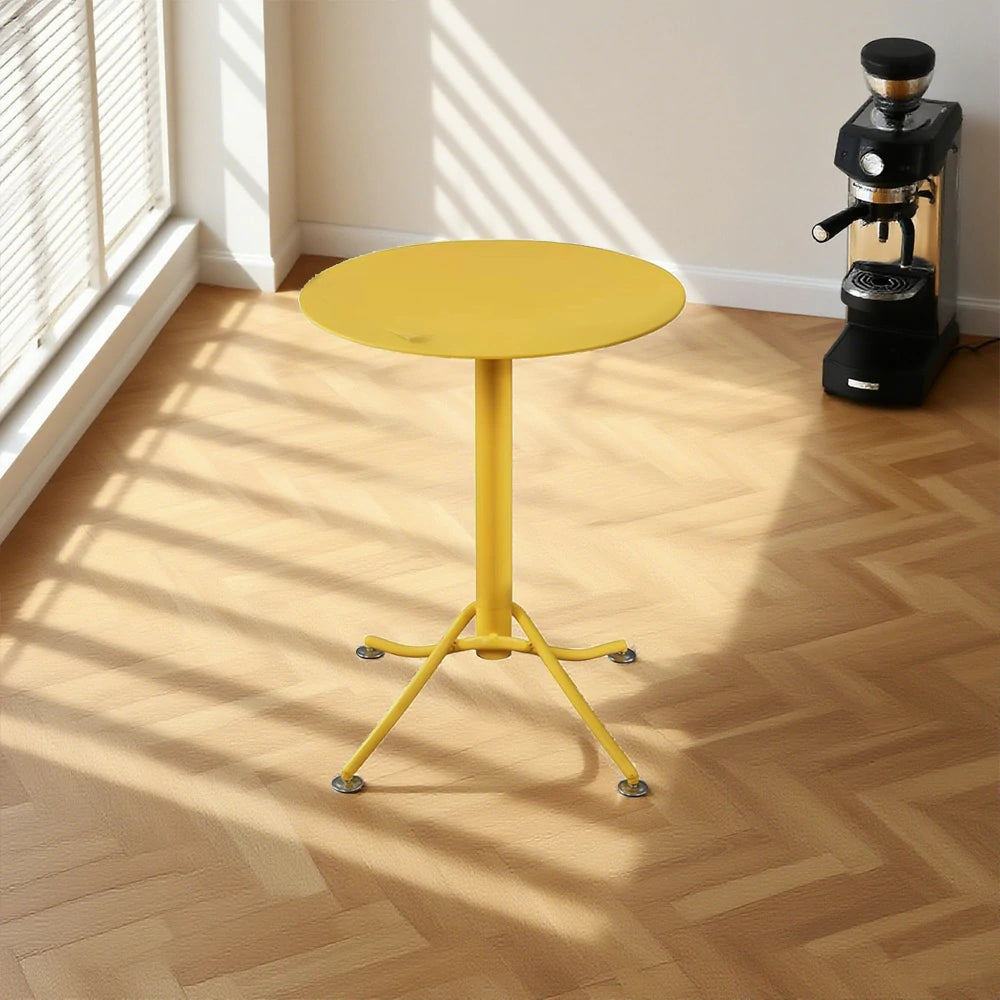 SOLARA Outdoor Aluminum - Magnesium Alloy Table - Yellow