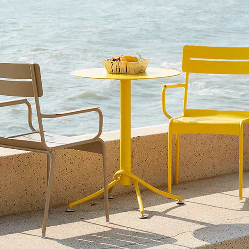 SOLARA Outdoor Aluminum - Magnesium Alloy Table - Yellow