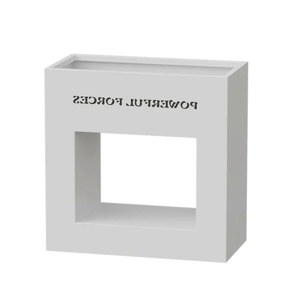 SOLARA Outdoor Planter Box 60/100/150cm Galvanized Steel Body, Rust-Resistant and Durable Design - White