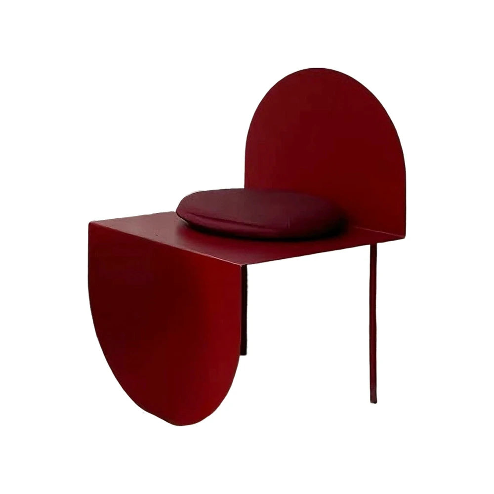 SOLARA Outdoor Aluminum Alloy Durable Rust-Resistant Table and Chairs - Red