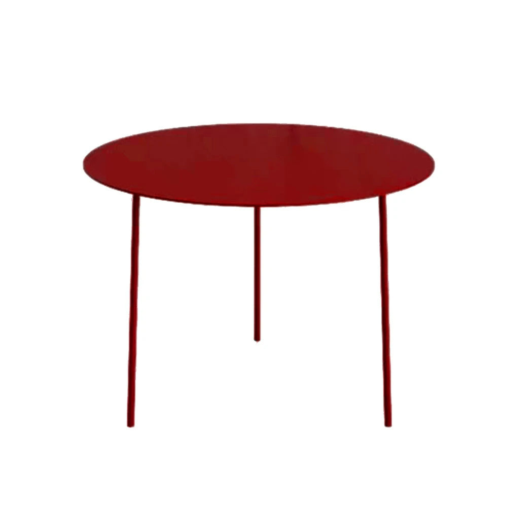 SOLARA Outdoor Aluminum Alloy Durable Rust-Resistant Table and Chairs - Red