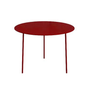 SOLARA Outdoor Aluminum Alloy Durable Rust-Resistant Table and Chairs - Red
