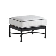 SOLARA Outdoor Footstool - Quick Dry Patio Footrest with Breathable Fabric and Aluminium Alloy Frame