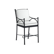 SOLARA Outdoor Bar Chair - Quick Dry Patio Bar Stool with Ergonomic Backrest, Breathable Fabric and Aluminium Alloy Frame